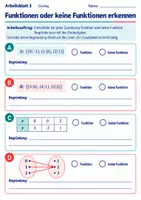 Vorschau - Arbeitsblätter - Funktionen oder keine Funktionen erkennen - Seite 3