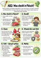 Vorschau - Unterrichtsreihen - Fleisch – Fleischarten, Nährstoffe, Hygiene & Zubereitung | Hauswirtschaft Klasse 5–8 - Seite 2