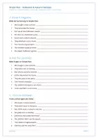 Vorschau - Arbeitsblätter - SIMPLE PAST 🎃 Halloween & Autumn Holidays Aufgaben (Herbstferien, Fall) - Seite 2