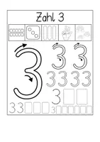 Vorschau - Arbeitsblätter - Ziffern- und Mengenerarbeitung / Hefteintrag - Seite 3