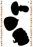Vista previa - Hojas de trabajo - Sombras de Otoño - Juego asociación - página 2