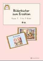 Vorschau - Bildkarten - Bilderbücher ohne Text zum Erzählen –Stufe 2 (3 - 5 Bilder) - Deckblatt