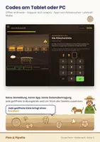Vorschau - Arbeitsblätter - Die Steinbruch-Echse: Escape Room Brüche Mathe Klasse 6 - Rätselkarten + digitale Code-Eingabe | Bruchteile erkennen, färben, Zähler und Nenner - Seite 3