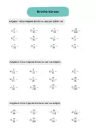 Vorschau - Arbeitsblätter - Dossier Brüche - Kürzen, Erweitern, Grundoperationen - Klassen 6,7,8 - Seite 3