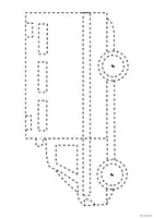Vorschau - Arbeitsblätter - Fahrzeugbilder zum Nachspuren – Graphomotorik fördern - Seite 2