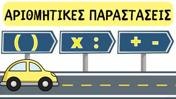 Προεπισκόπηση - Αφίσες - Αριθμητικές παραστάσεις Αφίσα-Καρτέλα - Εξώφυλλο