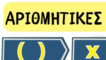 Προεπισκόπηση - Αφίσες - Αριθμητικές παραστάσεις Αφίσα-Καρτέλα - Σελίδα 1