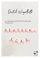 Vorschau - Poster - Wimpelkette für das Fach Deutsch - Deckblatt