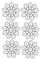 Aperçu - Matériel pour travaux manuels / dessin - Petit mot de vacances avec sucette fleur à offrir en fin d’année scolaire - Page 1