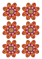 Aperçu - Matériel pour travaux manuels / dessin - Petit mot de vacances avec sucette fleur à offrir en fin d’année scolaire - Page 3