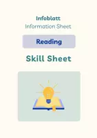 Vorschau - Arbeitsblätter - Reading: Skill Sheet - Deckblatt