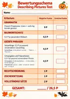 Vorschau - Test - Test Describing Pictures Halloween - Seite 1