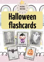 Vorschau - Bildkarten - Halloween Flashcards Englisch - Deckblatt