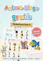 Vorschau - Stationenlernen - Anlaut-Bingo kostenlos | Laute hören | Klasse 1 - Deckblatt