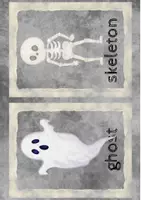 Vorschau - Bildkarten - Halloween Flashcards Englisch - Seite 1