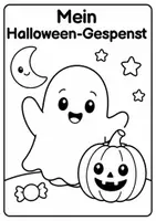 Vorschau - Arbeitsblätter - Halloween Arbeitsblatt (5 Seiten) für 1. Klasse und Kita - Seite 3