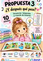 Vista previa - Refuerzo / NEE / Materiales de apoyo - PROPUESTA DIDÁCTICA 3 ¿y después que pasa? - Portada