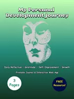 Vorschau - Arbeitsblätter - My Personal Development Journey | Journal & Web-App - Deckblatt