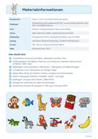 Vorschau - Arbeitsblätter - Silben mit Bildern | Silben klatschen und lesen ohne Schreiben | Klasse 1 - Seite 1