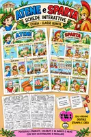 anteprima - Materiale di supporto/inclusione - STORIA classe QUINTA_ ATENE e SPARTA schede interattive - Pagina di copertina