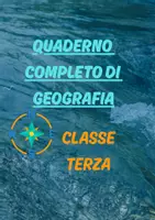 anteprima - Esercizi - Quaderno completo di geografia classe terza - Pagina di copertina