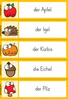 Vorschau - Arbeitsblätter - Schreibspaziergang Herbst | Klasse 1-4 | 3-fach differenziert – Wörter, Sätze & Texte schreiben - Seite 3