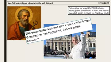 Vorschau - Unterrichtsreihen - Von Petrus zum Papst wie entwickelte sich das - Seite 2