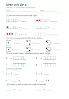 Vorschau - Arbeitsblätter - Ziffernkurs 0 bis 10 Klasse 1 – Zahlen schreiben lernen mit Schreibweg, Lineatur und Mengenbildern | Mathe Anfangsunterricht - Seite 3