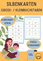 Vorschau - Fördermaterial/Inklusion - Silbenkarten Grossbuchstaben Erstes Lesen Silben Kleinbuchstaben 1. Klasse - Deckblatt