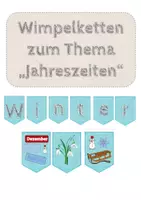 Vorschau - Poster - Wimpelketten/Girlande/Banner Jahreszeiten HSU - Deckblatt