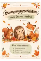 Vorschau - Anderer Materialtyp - Bewegungsgeschichten Herbst - Deckblatt