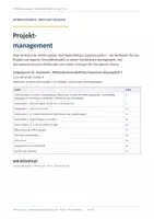 Vorschau - Stundenentwürfe - Projektmanagement & Projektarbeit Kl. 9/10 - Seite 1
