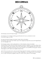 Vorschau - Arbeitsblätter - Der Kompass — Geografie — SACHUNTERRICHT - Seite 1