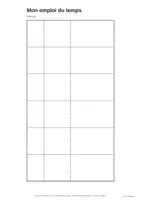 Aperçu - Inclusion - Outils élèves - Emplois du temps à rabats - Page 2