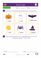 Vorschau - Arbeitsblätter - Halloween Heft Klasse 1 - Seite 2