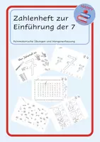 Vorschau - Arbeitsblätter - Zahlenheft zur Zahleneinführung der 7 - Deckblatt