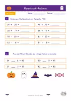 Vorschau - Arbeitsblätter - Halloween Heft Klasse 2 - Seite 1