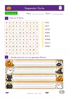 Vorschau - Arbeitsblätter - Halloween Heft Klasse 2 - Seite 2