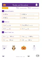 Vorschau - Arbeitsblätter - Halloween Heft Klasse 4 - Seite 1