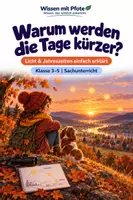 Vorschau - Arbeitsblätter - Warum werden die Tage kürzer? | Arbeitsheft | Klasse 3–5 - Deckblatt