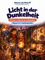 Vorschau - Arbeitsblätter - Licht in der Dunkelheit | Arbeitsheft | Klasse 3–5 - Deckblatt