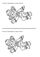 Vista previa - Manualidades / Dibujos para colorear - Proyecto de plástica de otoño: carro de calabazas con el nombre - página 3