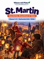 Vorschau - Arbeitsblätter - St. Martin – Geschichte, Brauchtum & Teilen | Arbeitsheft | Klasse 3–5 - Deckblatt
