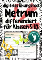 Vorschau - Interaktives Material - Metrum-Trainer: Versmaß digital üben – von Klasse 5 bis zum Abitur - Deckblatt