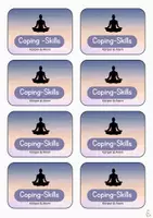 Vorschau - Mal- und Bastelvorlagen - Materialpaket - Beratung: Coping Skills - Seite 3