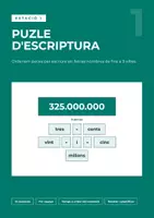 Vista previa - Juegos / Gamificación - Jocs matemàtics: descomposició de nombres fins a 9 xifres - página 2