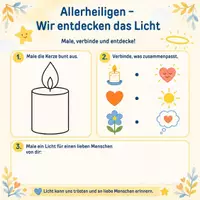 Vorschau - Arbeitsblätter - Arbeitsblätter zum Thema Allerheiligen - Deckblatt