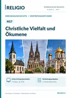 Vorschau - Unterrichtsreihen - Religion Klasse 8 – Christliche Vielfalt & Ökumene | Präsentation & AB - Deckblatt