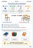 Vorschau - Arbeitsblätter - DaZ Schulwörter Lernmalbuch Klasse 5–6 - Seite 2