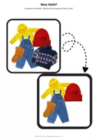 Vorschau - Arbeitsblätter - Kleidung und Schuhe – Kostenlose Arbeitsblätter für Kinder von 2–4 Jahren - Seite 2